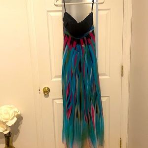 Woman’s strapless Gown - Multicolor - Brand Kitty - Small